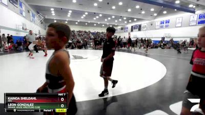 67 lbs Quarterfinal - Kainoa Sheldahl, MTC vs Leon Gonzalez, Savage House Wrestling Club