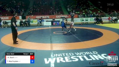 57kg Cons. Semi - Kanerahtens Bush, Tritton Performance WC vs Torin MacFayden, London-Western WC