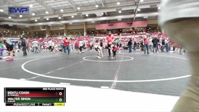 58 lbs 3rd Place Match - Walter Simon, Purler vs Bentli Coash, El Dorado