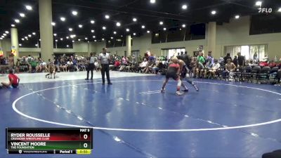 120 lbs Cons. Round 2 - Vincent Moore, The Foundation vs Ryder Rousselle, Crusader Wrestling Club