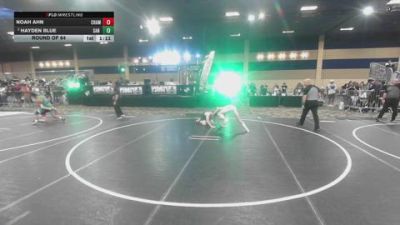 116 lbs Round Of 64 - Noah Ahn, Champions WC vs Hayden Blue, San Clemente