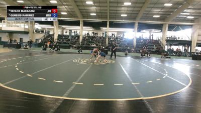103 lbs Quarterfinal - Genesis Ramirez, Aurora vs Taylor MacAdam, John Carroll