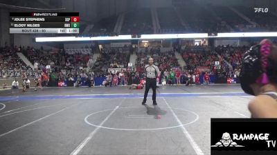 60 lbs Quarterfinal - Jolee Stephens, South Central Punisher vs Elody Nilges, Bobcat Wrestling Club