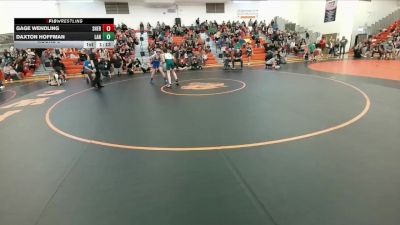 102-106 lbs Round 5 - Daxton Hoffman, Lander Middle School vs Gage Wendling, Sheridan Junior High School