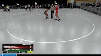 144 lbs Champ. Round 1 - Lorenzo Gallegos, SJF/HAC vs Bryker Smith, Askren Wrestling Academy