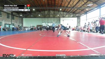 115 lbs Consolation - Renata Pina Cruz, Terminator Wrestling Academy vs Kaydance Williams, Locust Grove Youth Wrestling