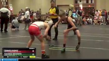 100 lbs Round 1 (6 Team) - Maverick Beckwith, Gorilla Grapplers vs Tanner Guenot, Ride Out Wrestling Club