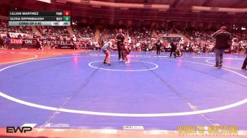 110 lbs Consi Of 8 #2 - Lillian Martinez, Pomona Elite vs Olivia Diffenbaugh, Mulvane Jr Wrestling