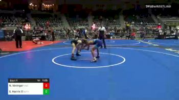 101 lbs Quarterfinal - Noah Nininger, East Coast Bandits vs Gerald Harris Iii, Hurricane