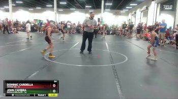 64 lbs Round 3 (4 Team) - Dominic Cardella, Savage WA vs John Cambra, Revolution Elite