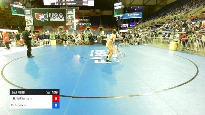 190 lbs Rnd Of 64 - Bryce Williams, IA vs Campbell Frook, VA