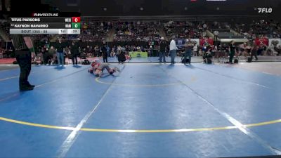 98 lbs Cons. Round 6 - Titus Parsons, Weiser vs Kaynon Navarro, Nampa