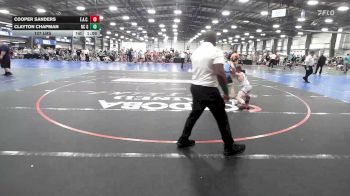 127 lbs Rr Rnd 1 - Cooper Sanders, Elite Athletic Club - MS vs Clayton Chapman, NC Gold - MS