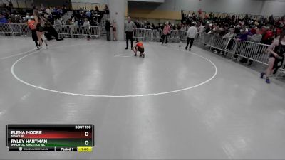 110 lbs Cons. Round 1 - Ryley Hartman, Immortal Athletics WC vs Elena Moore, Missouri