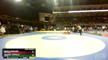 126 lbs Cons. Round 4 - Michael Castillo, Merced vs Diego Leidecker, Bella Vista
