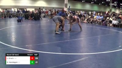 182 lbs Round 1 (6 Team) - Shamon Handegan, Fuzzy Bees vs Luke Erwin, Genoa Wrestling