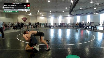 157 lbs Consi Of 16 #2 - Nick Cicciarelli, West Virginia - UNATT vs Kailan O'Dell, Appalachian State