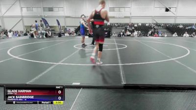 138 lbs 4th Wrestleback (16 Team) - Glade Harman, Utah vs Jack Bainbridge, Minnesota Red