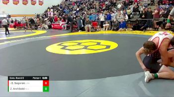 144 lbs Cons. Round 6 - Owen Segorski, Lowell vs Zade Archibald, Olentangy Liberty