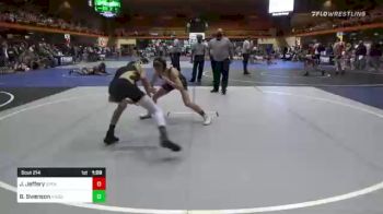 116 lbs Quarterfinal - John Jeffery, Spearfish Spartans vs Bryson Swenson, Andover Wrestling