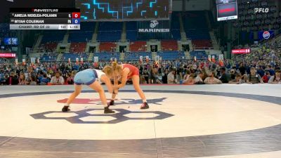 120 lbs Champ. Rd Of 32 - Amelia Nidelea-Polanin, IL vs Myah Coleman, PA