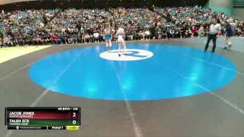 120 lbs Semifinal - Jacob Jones, Rancho Bernardo vs Talen Eck, Thunder Ridge