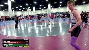 150 lbs Round 5 (6 Team) - Logan Fisher, War Ready vs Will May, Indiana Smackdown Black