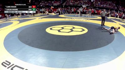 D3-113 lbs Cons. Round 2 - Lars Soles, Archbold vs Lucas Shore, Miami East