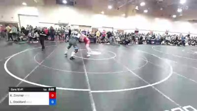 125 kg Cons 16 #1 - Kevin Zimmer, Wyoming Wrestling Reg Training Ctr vs Lucas Stoddard, West Point Wrestling Club