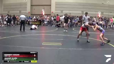 75 lbs Round 5 (10 Team) - Kennedy Hogan, WOW vs Simone Allen, Metro All Stars