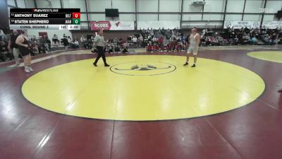 215 lbs Cons. Round 3 - Staten Shepherd, Juab vs Anthony Suarez, Delta