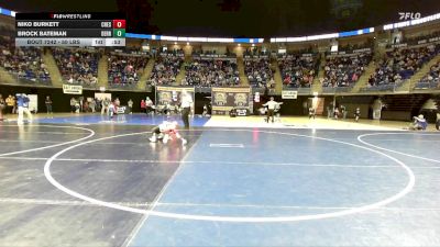 50 lbs Round Of 16 - Niko Burkett, Chestnut Ridge vs Brock Bateman, Derry