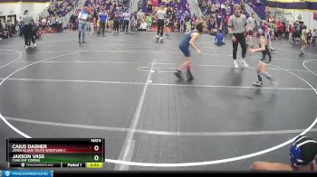 61 lbs Quarterfinal - Jaxson Vass, Cane Bay Cobras vs Caius Dasher, James Island Youth Wrestling C