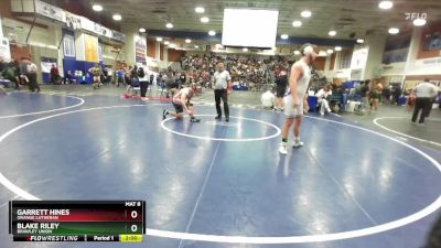 215 lbs Champ. Round 1 - Blake Riley, Brawley Union vs Garrett Hines, Orange Lutheran