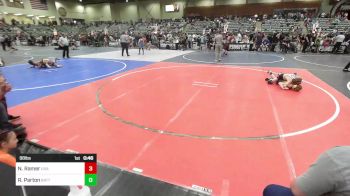 98 lbs Consi Of 4 - Nolan Ramer, USA Gold vs Remington Parton, Battle Mountain WC