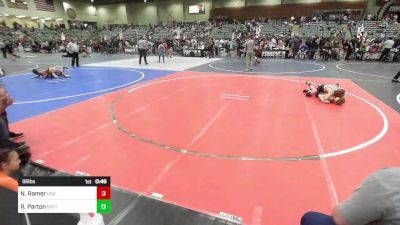 98 lbs Consi Of 4 - Nolan Ramer, USA Gold vs Remington Parton, Battle Mountain WC