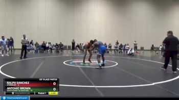 223 lbs Placement Matches (16 Team) - Ralph Sanchez, CFWAXLHP vs Antonio Brown, South Dade Gladiators