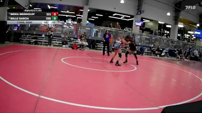 105 lbs Cons. Semi - Meika Meinholdt, Team Nazar Training Center vs Belle Garcia, Takedown City Wrestling Club