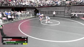 165 lbs Quarterfinal - Brad Farrer, Pleasant Grove vs Jonathon Inagaki, Layton