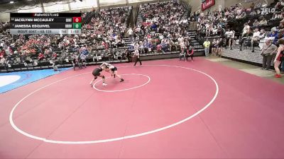 4A 125 lbs Champ. Round 1 - Janessa Esquivel, Bear River vs Jacelynn McCauley, Uintah