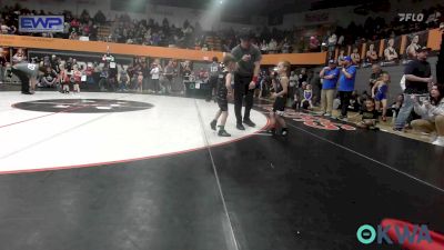 46 lbs Consi Of 16 #2 - LJ Gordon, Bridge Creek Youth Wrestling vs Stryker Haden, Woodward Youth Wrestling