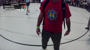 116 lbs Champ. Round 1 - Ethan Clackum, Nebraska Wrestling Academy vs Dominick Reed, Nebraska Boyz