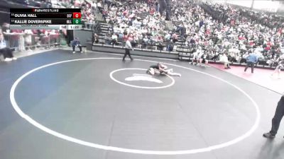 5A 105 lbs Quarterfinal - Olivia Hall, Skyline vs Kallie Doverspike, Hillcrest