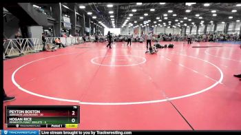 76 lbs Rd# 7- 10:45am Saturday Final Pool - Peyton Boston, Agression Legionaries vs Hogan Rice, Minnesota Funky Singlets