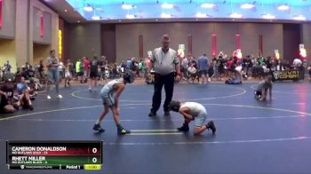 61 lbs Quarterfinals (8 Team) - Cameron Donaldson, MO Outlaws Gold vs Rhett Miller, MO Outlaws Black