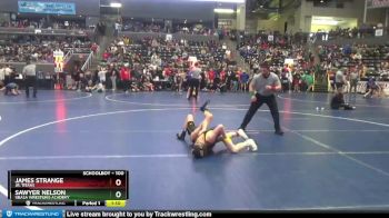 100 lbs Cons. Round 2 - Sawyer Nelson, Ubasa Wrestling Academy vs James Strange, Jr. Titans