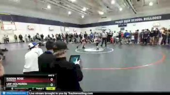 113 lbs Cons. Round 3 - Leif Holmgren, Ellensburg vs Kaiden Rose, Sandpoint