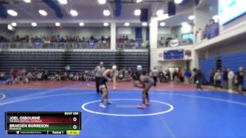 138 lbs Cons. Round 5 - Joel Osbourne, Toledo Central Catholic vs Braeden Borreson, Franklin