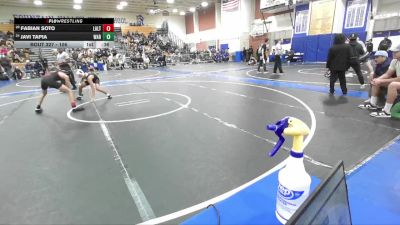 106 lbs Cons. Round 2 - Fabian Soto, Los Altos vs Javi Tapia, Warren