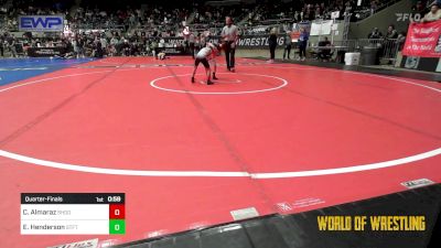 46 lbs Quarterfinal - Camilo Almaraz, Shootbox vs Everlee Henderson, Standfast